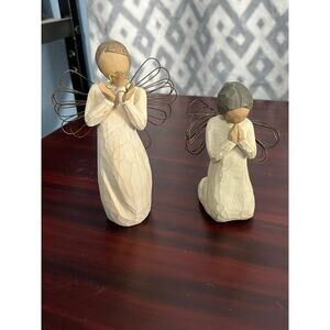 VTG Demdaco Willow Tree Figures Angel of Prayer Bright Star